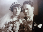 Ślubne zdjęcie z 1932 roku fot. arch. prywatne